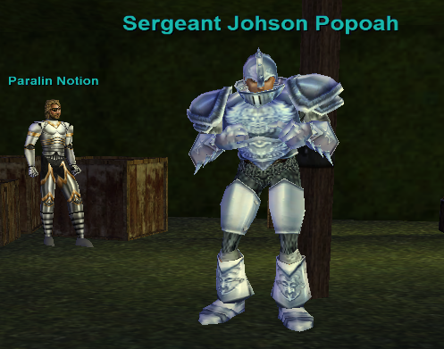 Sergeant Johson Popoah and Paralin Notion